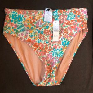 J.crew NWT high rise bikini bottom
